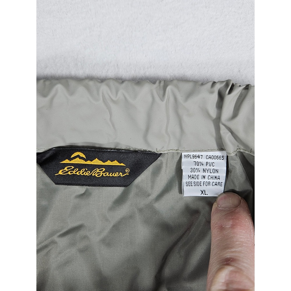 Eddie Bauer Waterproof Rain Pants Mens XL Gray PVC Nylon Outdoor Hiking Trail‎ - Picture 5 of 15